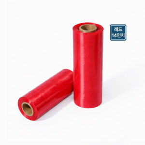 비닐 짤주머니 롤<br>레드 – 14인치
