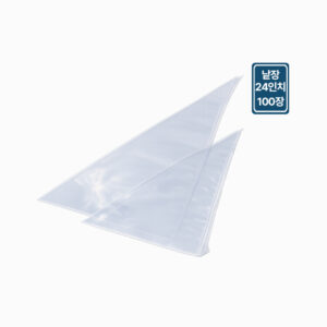비닐 짤주머니 낱장 -24인치 (100장)